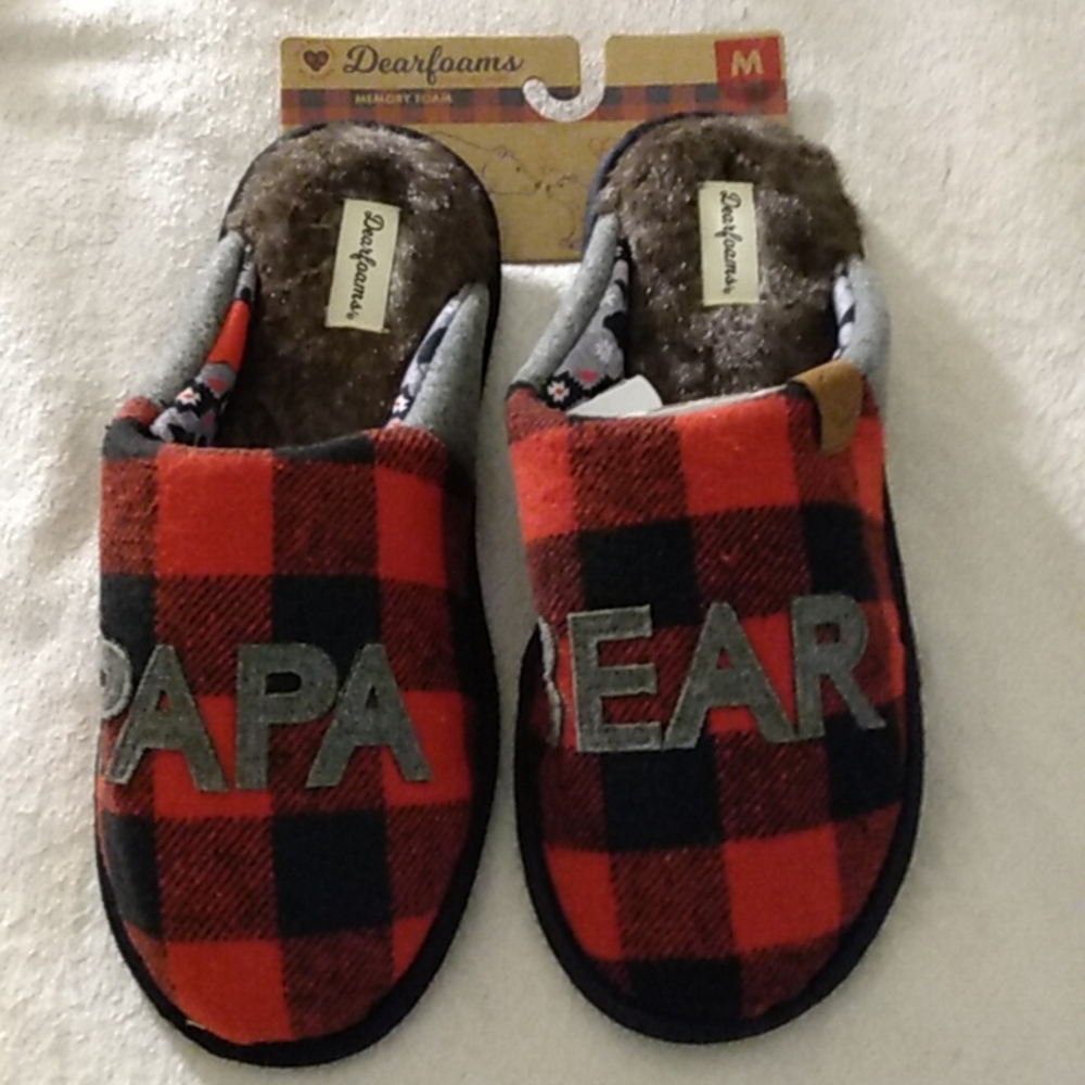 Dearfoams men's size med US 9-10